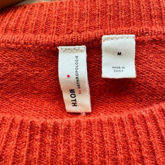 Moth by Anthropologie 3/4 Puff Sleeve Size Medium - Picture 11 of 16